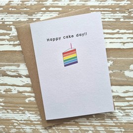 'Happy Cake Day' Birthday Card