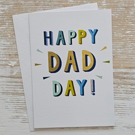 'Happy Dad Day' Father's Day Card 'Happy Dad Day' Father's Day Card