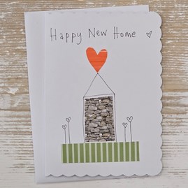 'Happy New Home' Card Exclusive Handmade Hand Drawn Unique Gift Card Greetings Cards New Home Card Moving House Card