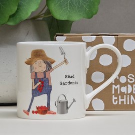 'Head Gardener' Mug Rosie Made A Thing Novelty Quirky Fun Gifts Bone China Mugs Mother's Day Gifts Birthday Gifts