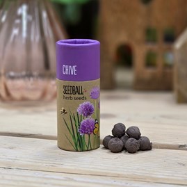 Herb Seed Balls in a Tube - Chive Garden Seed Balls Gifts For Gardeners Mother's Day Gifts Grow Your Own Herb Gifts Scatter Seeds