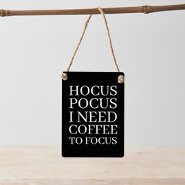 'Hocus Pocus' Mini Metal Sign 'Hocus Pocus' Mini Metal Sign