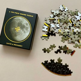 'I Just Mooned You' 100 Piece Shaped Jigsaw Puzzle