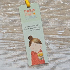Rosie Made A Thing Bookmark Funny Gifts Novelty Humourous Humour Quirky Gifts