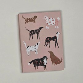 Roger La Borde Softback Journal Notebook with Dogs Illustrations