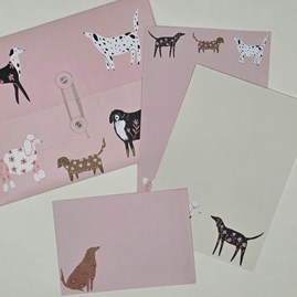 Illustrated Writing Paper Set - 'Dogs'