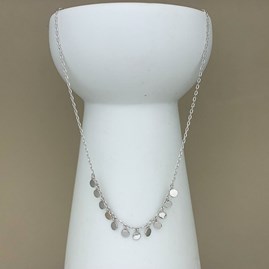 Shaker Necklace In Sterling Silver Or 18ct Gold Plated