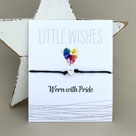 'Worn With Pride' Wish Bracelet 'Worn With Pride' Wish Bracelet