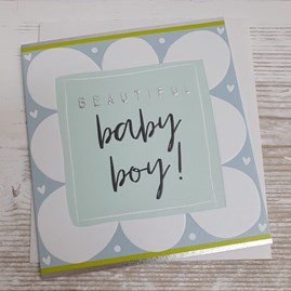 'Beautiful Baby Boy' Card 'Beautiful Baby Boy' Card
