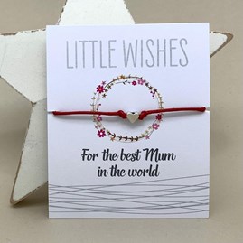 'For The Best Mum In The World' Wish Bracelet