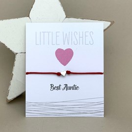 'Best Auntie' Wish Bracelet