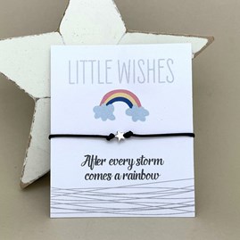 'After Every Storm Comes A Rainbow' Wish Bracelet 'After Every Storm Comes A Rainbow' Wish Bracelet