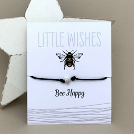 'Bee Happy' Wish Bracelet 'Bee Happy' Wish Bracelet