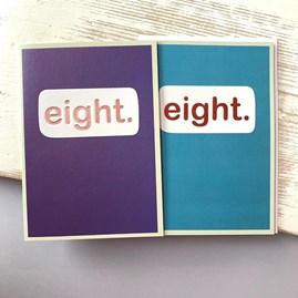 'Eight.' Children's Birthday Card 'Eight.' Children's Birthday Card