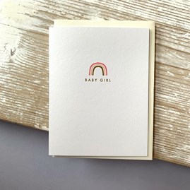 'Baby Girl' Greetings Card