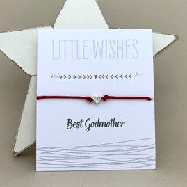 'Best Godmother' Wish Bracelet 'Best Godmother' Wish Bracelet