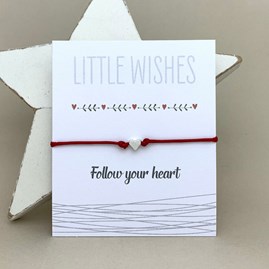 'Follow Your Heart' Wish Bracelet 'Follow Your Heart' Wish Bracelet