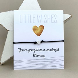 'You're Going To Be A Wonderful Mummy' Wish Bracelet 'You're Going To Be A Wonderful Mummy' Wish Bracelet