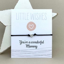 'You're A Wonderful Mummy' Wish Bracelet