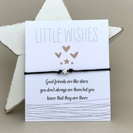 'Good Friends Are Like Stars...' Wish Bracelet 'Good Friends Are Like Stars...' Wish Bracelet