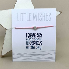 'I Love You More...' Wish Bracelet 'I Love You More...' Wish Bracelet