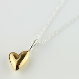 Devotion 18ct Gold Plated Heart Necklace Devotion 18ct Gold Plated Heart Necklace
