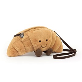 Jellycat croissant croissant jellycat amusable croissant bag plush brown