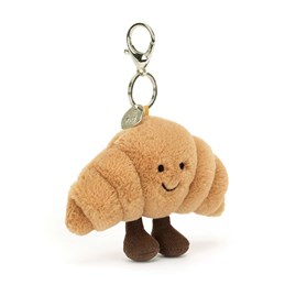 Jellycat Amuseable Croissant Bag Charm Jellycat bag charm Jellycat croissant croissant jellycat amusable croissant bag charm plush keyring