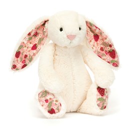 Jellycat Blossom Cream Bunny 'Berry' Small Jellycat Easter Jellycat Bunny Jellycat Bunnies Jellycat Blossom Bunnies Soft Cuddly Toy Rabbit