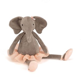 Jellycat elephant elephant Jellycat Jellycat dancing darcy elephant plush soft pink tutu