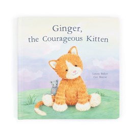 Jellycat Ginger, The Courageous Kitten Book Jellycat Board Book Jellycat Story Book Gifts For Children Jellycat Ginger Kitten Book