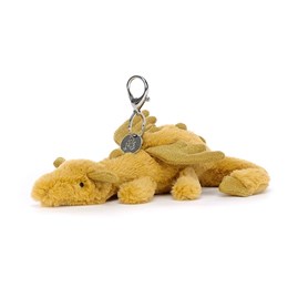 Jellycat Golden Dragon Bag Charm Jellycat golden dragon bag charm dragon jellycat plush jellycat dragon golden key ring