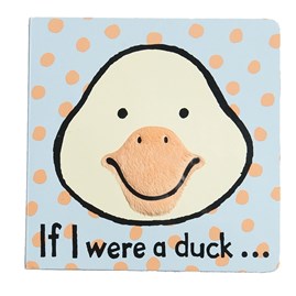 Jellycat duck Jellycat 'If I were a Duck' Book hard back textured