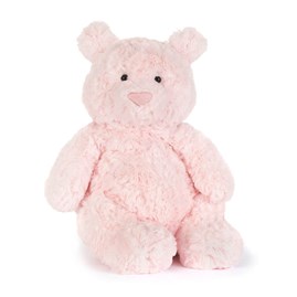 Jellycat Pink Leola Bear Soft Toy Cuddly Plush Teddy Bear Plushie