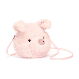 Jellycat Little Pig Bag Jellycat pigs Jellycat little pig bag plush pink long strap