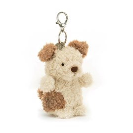 Jellycat dog little pup jellycat Jellycat Little Pup Bag Charm plush keyring