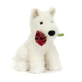 Jellycat Munro Scottie Dog 'Love You' Jellycat Valentines Jellycat Munro Scottie Dog Anniversary Gifts Valentine Gifts