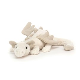 Jellycat Snow Dragon Little Soft Toy Jellycat snow dragon little dragon jellycat plush jellycat dragon soft little white