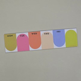 Keyboard Weekly Planner Pad - Bright Arches To Do Notepad Making Lists Organisers Planners Notebooks Stationary Memo Pads
