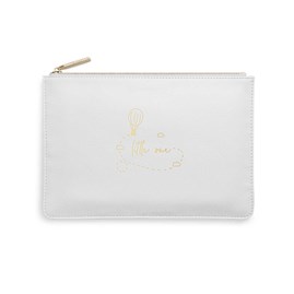 Katie Loxton Personalised Perfect Pouch 'Little One' In Grey Katie Loxton Personalised Perfect Pouch 'Little One' In Grey