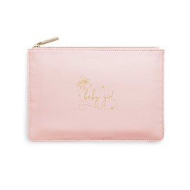 Katie Loxton Personalised Perfect Pouch 'Baby Girl' In Pink Katie Loxton Personalised Perfect Pouch 'Baby Girl' In Pink