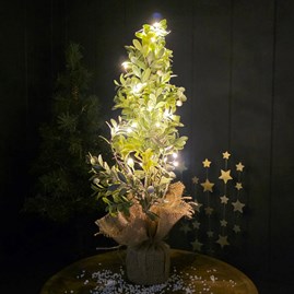 Large Light Up Eucalyptus Tree Decoration