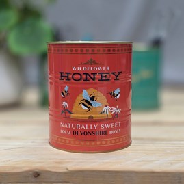 Large Storage Tin - Honey Home Accessories Quirky Metal Storage Tins New Home Gifts Birthday Gifts Father's Day Gifts