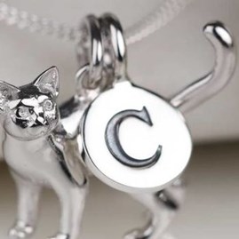 Solid Silver Letter Charms Solid Silver Letter Charms
