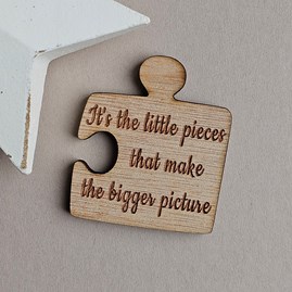 Wooden Sentiment Token Wooden Keepsake Gift Sentiment Gifts Pocket Token Gift