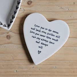 Home Decorations Homeware Gifts Sentiment Keepsake Gifts Porcelain Gifts Coaster
