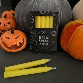 Magic Spell 'Success' Set of 12 Yellow Candles Magic Spell 'Success' Set of 12 Yellow Candles