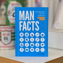 Man Facts Book Fun Informative Facts Book Trivia General Knowledge Father's Day Gifts Man Facts Book
