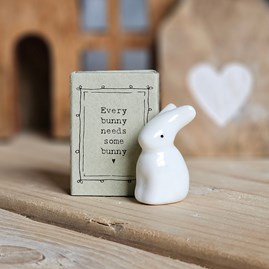Matchbox Bunny 'Every Bunny Needs Some Bunny' Home Decorations Homeware Gifts Sentiment Keepsake Gifts Porcelain Gifts Matchbox Every Bunny