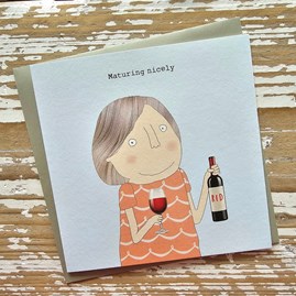 'Maturing Nicely' Greetings Card 'Maturing Nicely' Greetings Card